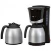 Cafetera De Goteo, 2 Jarras Térmicas, 8 A 10 Tazas 1 L, Filtro Extraíble, Válvula Antigoteo Negro/plata 870w Clatronic Ka 3328