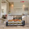 Clatronic Rg 3678 - Raclette Grill Con Piedra Natural Y Placa Reversible, 8 Personas, 1200w