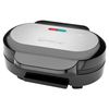 Grill Parrilla Para Hamburguesas, 2 Moldes De 10,5 Cm, Acero Inoxidable, Facil Limpieza Negro/plata 1100w Clatronic Hbm 3696