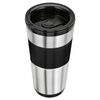 Clatronic Ka 3733 Cafetera 1 Taza Termo, Café Para Llevar, 400 Ml, Filtro Permanente, Vaso Acero Inoxidable, Apagado Automático, Acero Inoxidable/negro