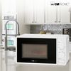 Clatronic Mw 791, Microondas, 20l 700w, 5 Niveles De Potencia, Temporizador, Plato Giratorio 24,5 Cm, Blanco