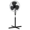 Ventilador Pie Oscilante 40 Cm, 3 Velocidades, Altura Ajustable, Temporizador, Mando Distancia Negro 45w Clatronic Vl 3741 S