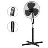 Ventilador Pie Oscilante 40 Cm, 3 Velocidades, Altura Ajustable, Temporizador, Mando Distancia Negro 45w Clatronic Vl 3741 S