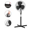 Ventilador Pie Oscilante 40 Cm, 3 Velocidades, Altura Ajustable, Temporizador, Mando Distancia Negro 45w Clatronic Vl 3741 S