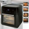 Freidora Sin Aceite Por Aire Caliente, 11l, Horno Aire Caliente, 9 Programas, Digital, Led Táctil Negro 1500w Clatronic Fr 3747