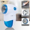 Quitapelusas Eléctrico, Elimina Pelotillas Ropa, Cuchillas Acero Inoxidable, Depósito Extraíble Blanco/azul  Clatronic Tc 3758