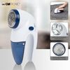 Quitapelusas Eléctrico, Elimina Pelotillas Ropa, Cuchillas Acero Inoxidable, Depósito Extraíble Blanco/azul  Clatronic Tc 3759