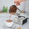 Espumador De Leche Automático, Acero Inoxidable, Calentamiento Integrado, Adecuado Chocolate Plata 600w Proficook Ms 1032