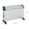 Clatronic Kh 3077 - Convector Con Termostato Regulable, 3 Niveles De Temperatura