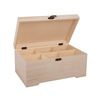 Cofre Y Caja De Madera Con 6 Compartimentos - A Personalizar - 28 X 18