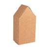 Kit De Caja Plegable - Casa - Kraft - 20 X 10 X 7,5 Cm