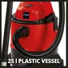 Aspiradora En Seco Y Mojado Tc-vc 1825 1250 W 25 L Einhell