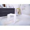 Taburete De Baño Trendy Blanco Ridder