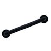 Barra De Agarre De Baño Aluminio Negro 45 Cm Ridder