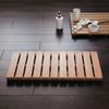 Alfombra De Baño Grating Nature De Madera 72x38 Cm Ridder