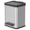 Cubo Con Pedal Oko Uno Plus Tamaño M 17 L Acero Inox 0619-200 Hailo