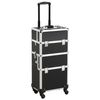 Maletín Trolley De Maquillaje 3 En 1,  36 X 24 X 106 Cm Negro