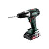 Metabo Sb 18 Lt Compact Taladro Atornillador De Percusión De Batería/18v 2x Ion De Litio; Cargador Asc 55; Metabox 145