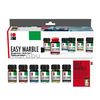 Set Pintura Marmoleado Marabu Easy Marble 6x15ml