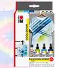 Set Pintura Textil En Spray Marabu Azules 3x100ml