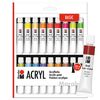 Set Pintura Acrílica Marabu 18 X 126 Ml