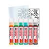 Set Pintura Para Ventanas Dinosaurio Marabu Kids 6x25ml