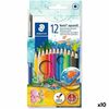 Lápices De Colores Acuarelables Staedtler Noris 12 Piezas Multicolor (10 Unidades)