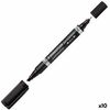 Rotulador Permanente Staedtler Lumocolor 348 Negro (10 Unidades)