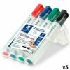 Set De Marcadores Staedtler Lumocolor Pizarra Blanca 4 Piezas (5 Unidades)