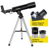 Telescopio Para Niños 50/360 Refractor National Geographic Con Trípode De Mesa