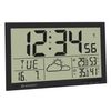 Reloj De Pared Meteorológico Bresser Mytime Jumbo Lcd