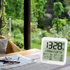 Reloj Con Información Meteorológica Lcd Mytime Meteotime Bresser - Blanco