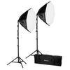 Kit 2 Softboxes Led De Luz Diurna Con Soportes 2x50w Br-2860 Bresser