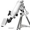 Telescopio Astronómico Acromático Ar-102/1000 Trípode Acero. Montura Eq3. Buscador Punto Rojo Led. Ideal Adultos Avanzados. Observación Planetaria Y Cielo Profundo Y Astrofotografía. Adaptador Smartphone Bresser