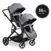 Carro Gemelar Tandem Atlantic Twin Melange Grey De Hauck