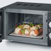 Microondas Con Base De Vidrio Y Grill Negro 20 L Severin Mw 7762