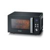 Microondas Con Base De Vidrio Y Grill Negro 25 L Severin Mw 7763