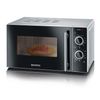 Microondas Con Grill De 700 W Grill 900 W. 20 L. Negro / Plateado Severin Mw 7771