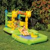 Castillo Hinchable Y Piscina De Juegos Y Aspersor Giraffe Happy People