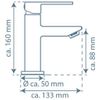 Grifo Monomando Mezclador De Lavabo Tokyo Ii Cromado Schütte