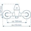 Grifo Mezclador De Bañera Athos Plus Cromado Schütte