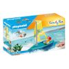 70438 Playmo Beach Hotel Niño Con Velero, Playmobil Family Fun