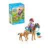 71498 - Playmobil - Niño Con Ponis