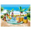 71529 - Playmobil - Vacacionistas Con Piscina Y Baño De Burbujas