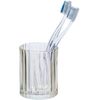 Vaso De Higiene Dental Para Baño Wenko  Vetro,   Marron Con Relieve