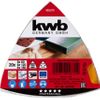 Pack 20 Abrasivos Triangulo 6 Agu 96x96x96  Gr 60  Sistem Velcro (embalaje Film) Kwb