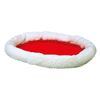 Trixie Cama Acolchada, Reversible, 47x38 Cm, Rojo/lana-bl