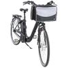 Cesta Delantera De Bici Para Mascotas Negro Y Gris 41x26x26 Cm Trixie