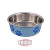 Comedero Para Gatos Trixie Acero Inox Recub. Plastico 0.25l 12 Cm