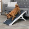 Rampa Para Mascotas Altura Ajustable 36x90 Cm Mdf Blanca 39375 Trixie